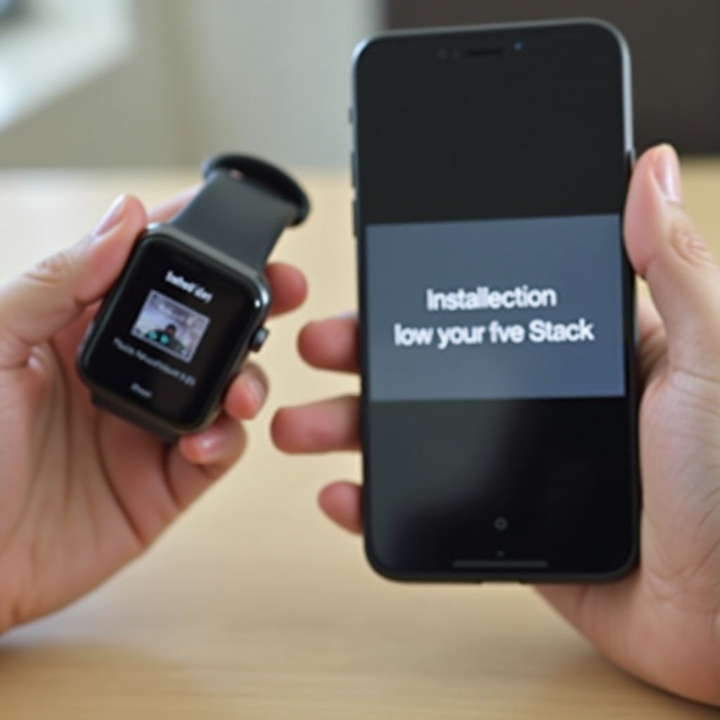 comment installer une montre intelligente sur un téléphone