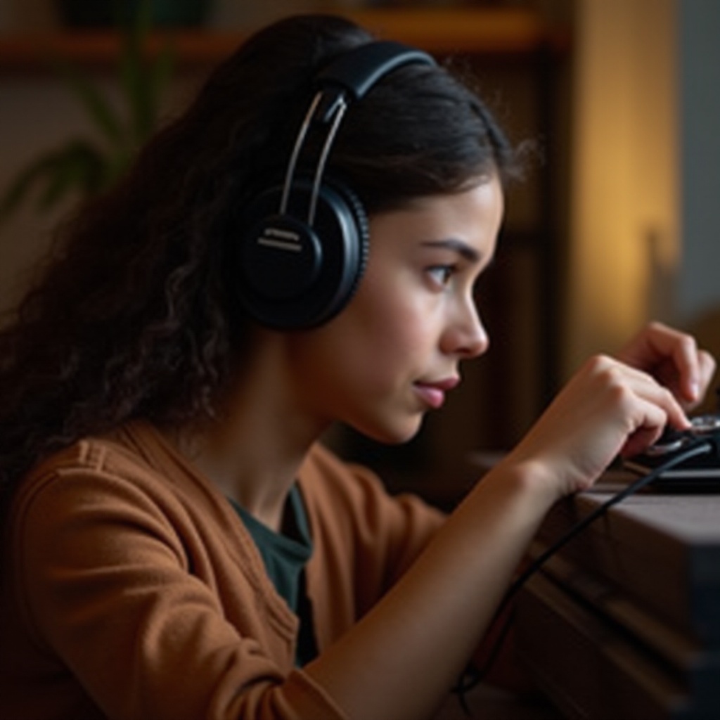 os fones de ouvido do controlador fazem barulho alto
