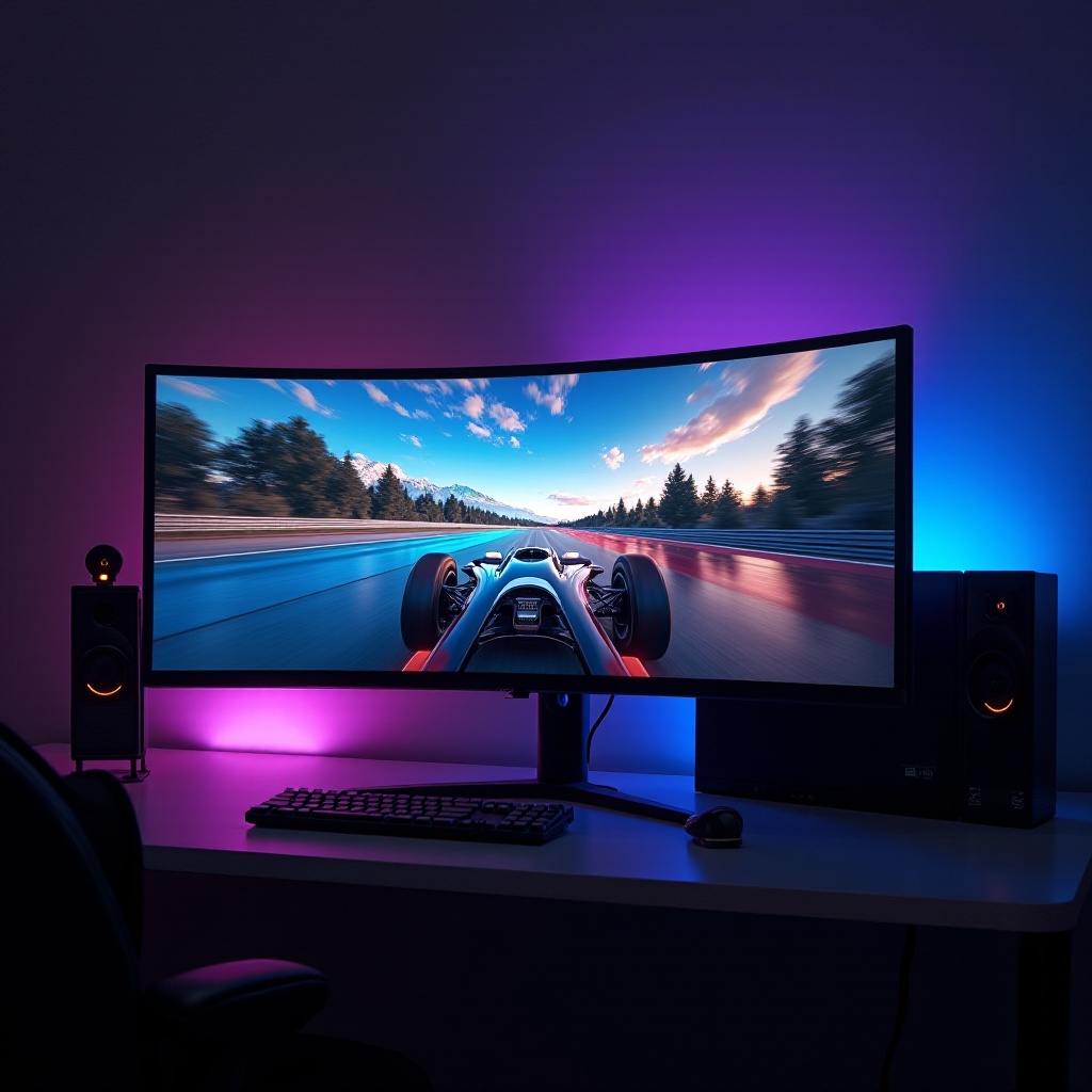 beste ultrabrede monitor voor sim-racen