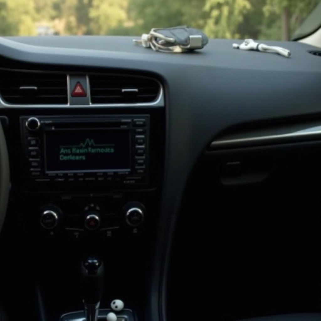 rádio do carro sem som