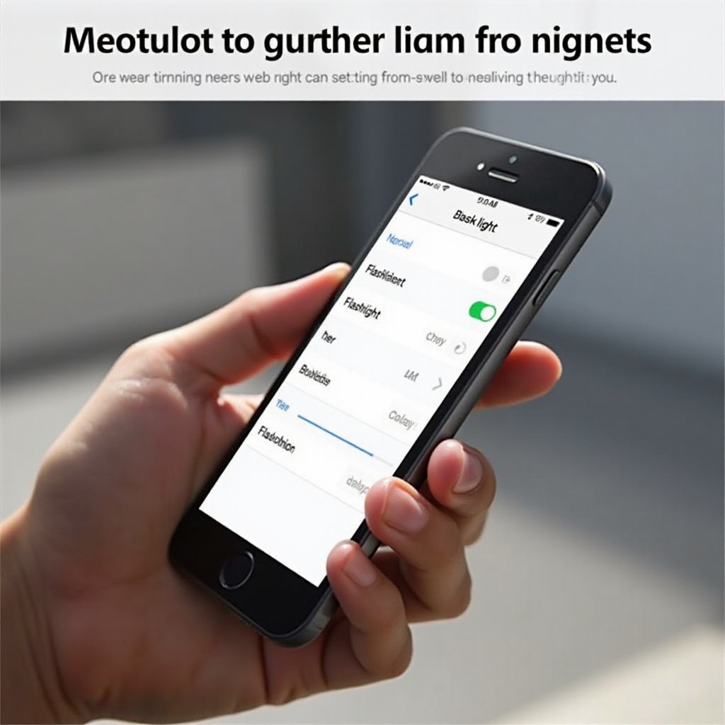 kuinka säätää taskulampun kirkkautta iPhonessa
